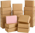 120Pcs Soap Packaging Boxes, 2.4x1.2x3.3 inch Tan Kraft Paper Containers, No Window, Rectangle Gift Boxes for