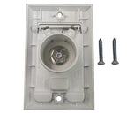 Central Vacuum Square Door Inlet Wall Plate White Compatible with Nutone Beam VacuFlow (2)