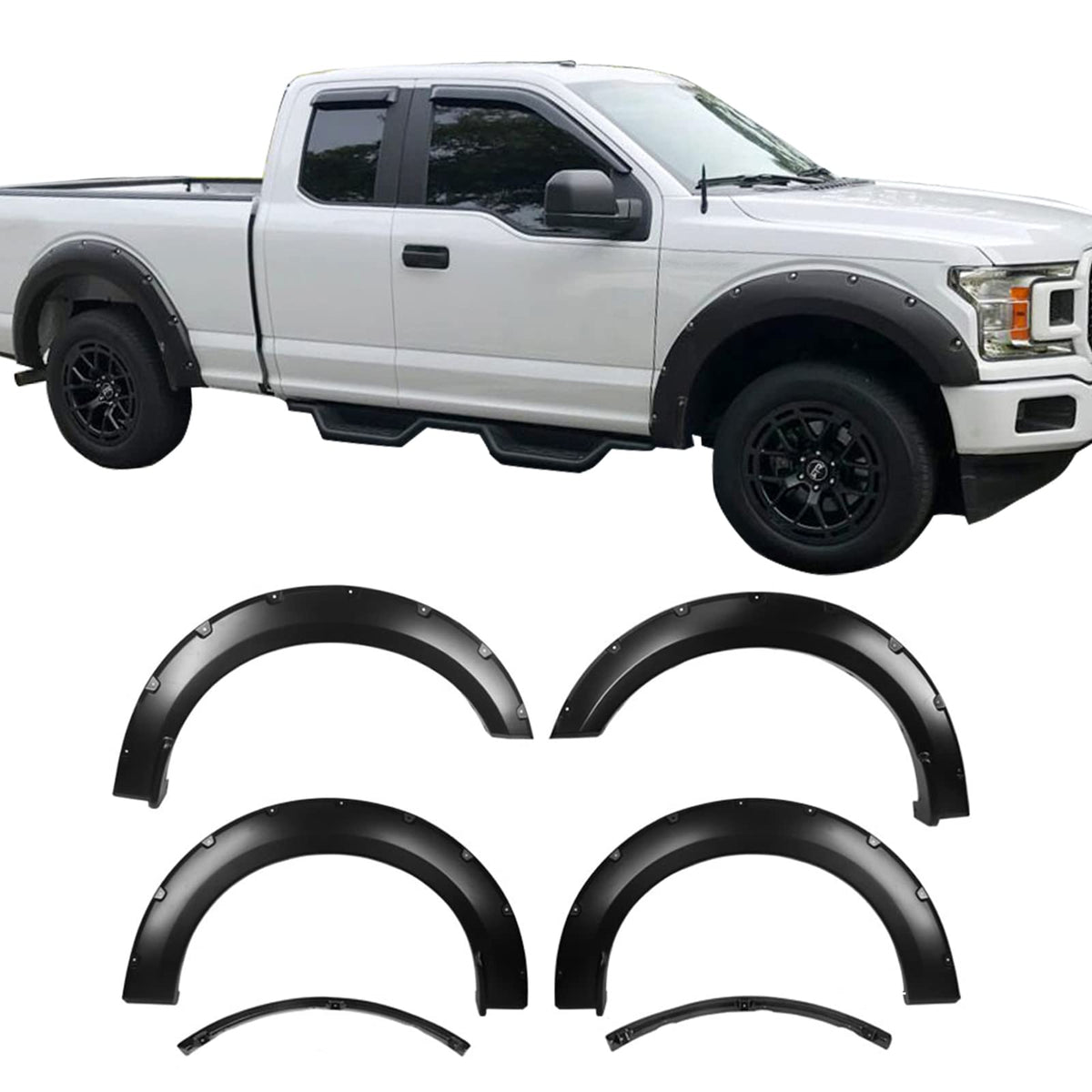 Fit 2018-2019 Ford F150 Fender Flares
