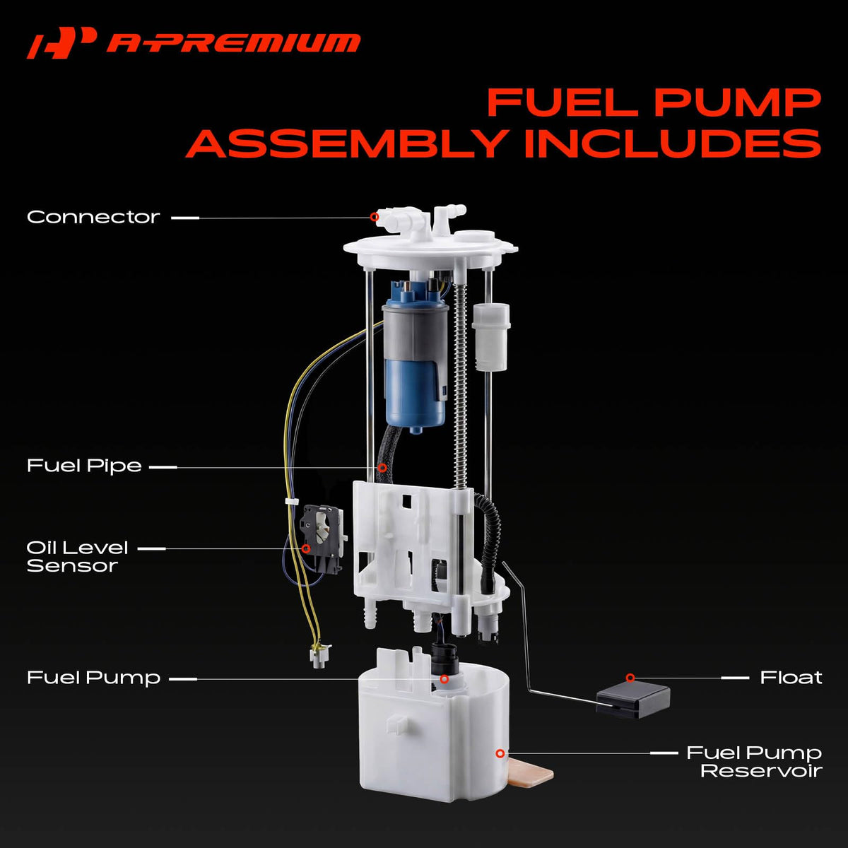 A-Premium Electric Fuel Pump Module Assembly Compatible with BMW