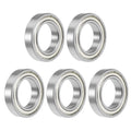 uxcell 6905ZZ Deep Groove Ball Bearing 25x42x9mm Double Shielded Chrome Steel Bearings 5-Pack