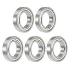 uxcell 6905ZZ Deep Groove Ball Bearing 25x42x9mm Double Shielded Chrome Steel Bearings 5-Pack