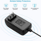 Beatch Compatible AC/DC Adapter Replacement for Bissell BG8100-BS15 BG8100NC Vacuum Direct Plug-in Class 2