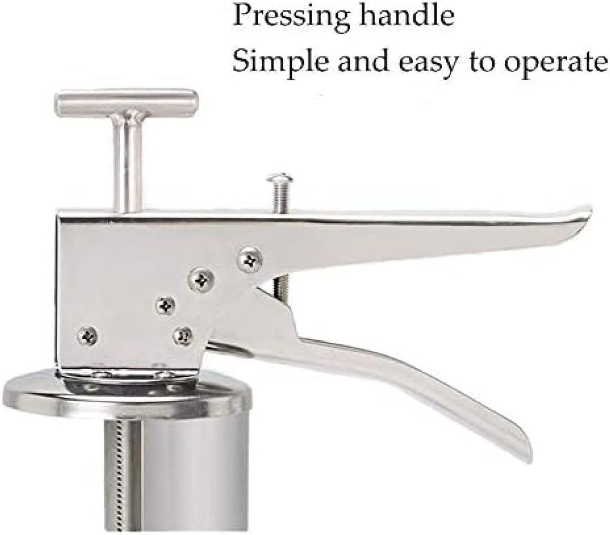 Burger Sauce Gun, Adjustable Stainless Steel Dressing Dispenser with Squeeze Bottles for Sauces