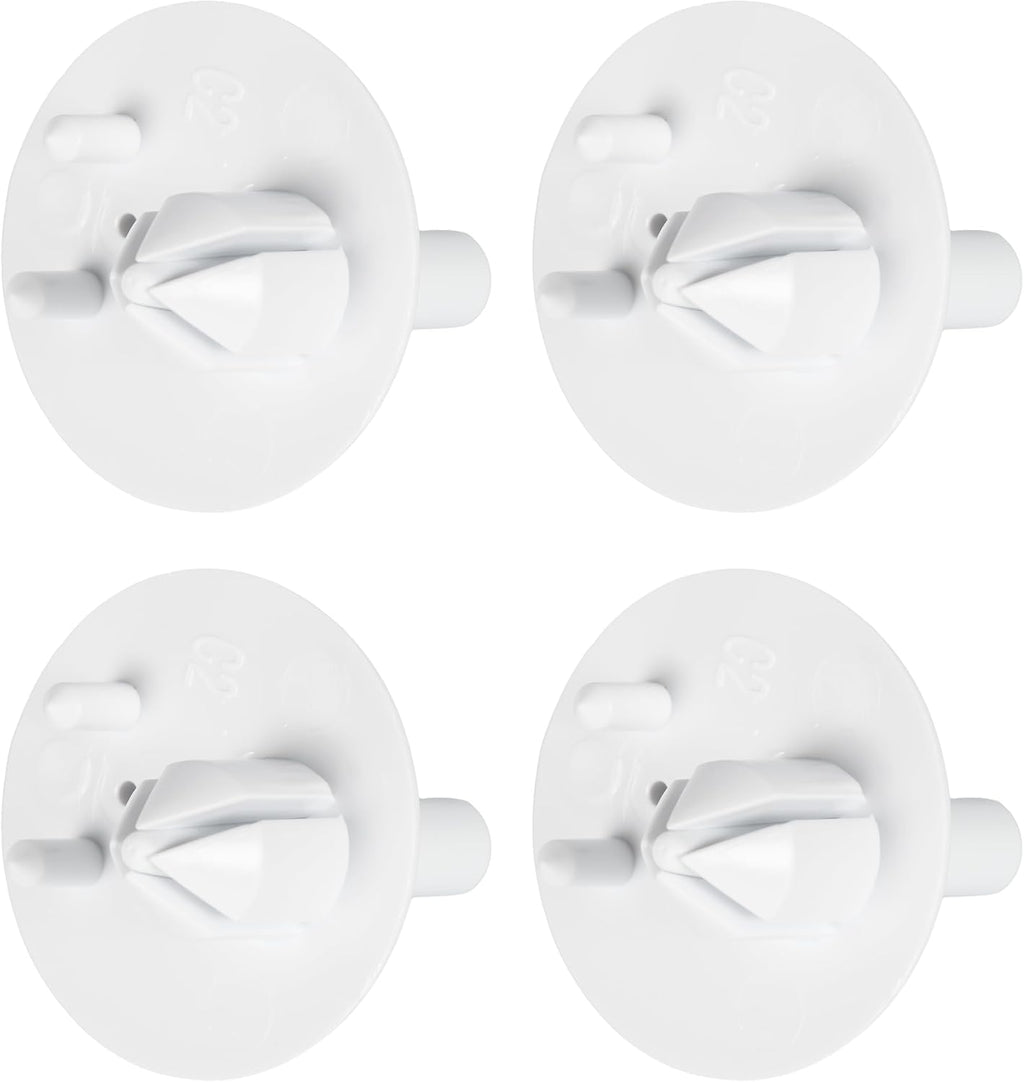 Smart Choice 241993101 Refrigerator Front Crisper Cover Support 4 Pack Compatible with Frigidaire, Compatible with Kenmore Refrigerators, Replaces AP4427109 PS2358880