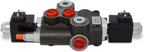 Hydraulic Monoblock Solenoid Directional Control Valve, Double Acting, 1 Spool, 21 GPM, 12V DC