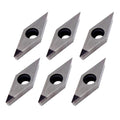 6 PCS PCD Turning Inserts VNMG160402/04/08 CNC PCD Diamond Inserts Carbide Inserts CNC Inserts