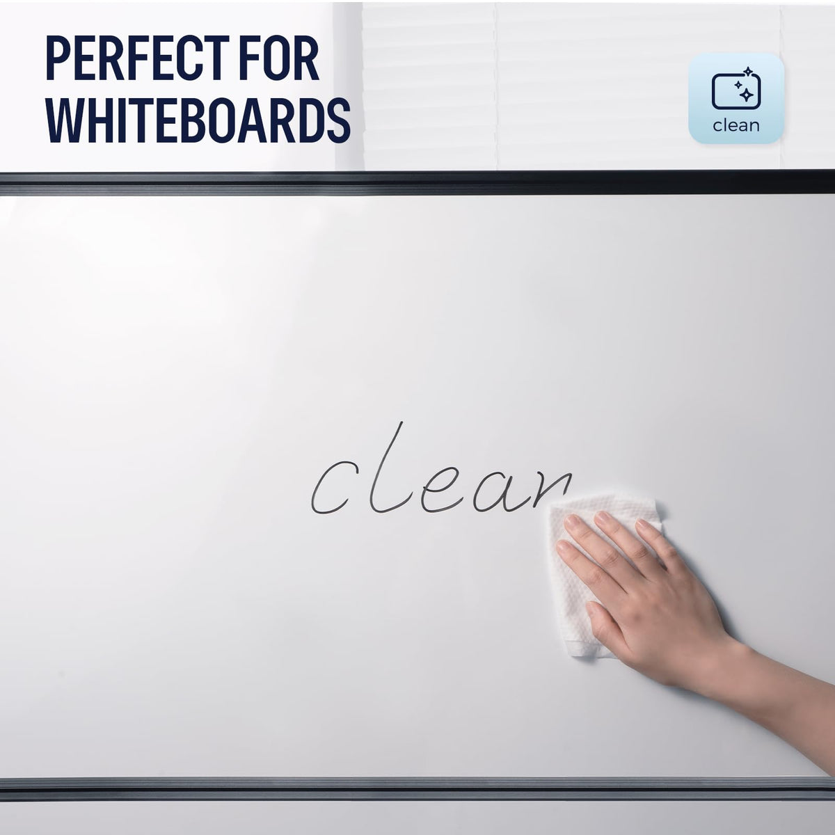 Dry Erase Wipes, Whiteboard Cleaning Wipes, 50 Count