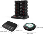 Restaurant Pager System. Wireless Water Proof Calling System for Food Cafes
