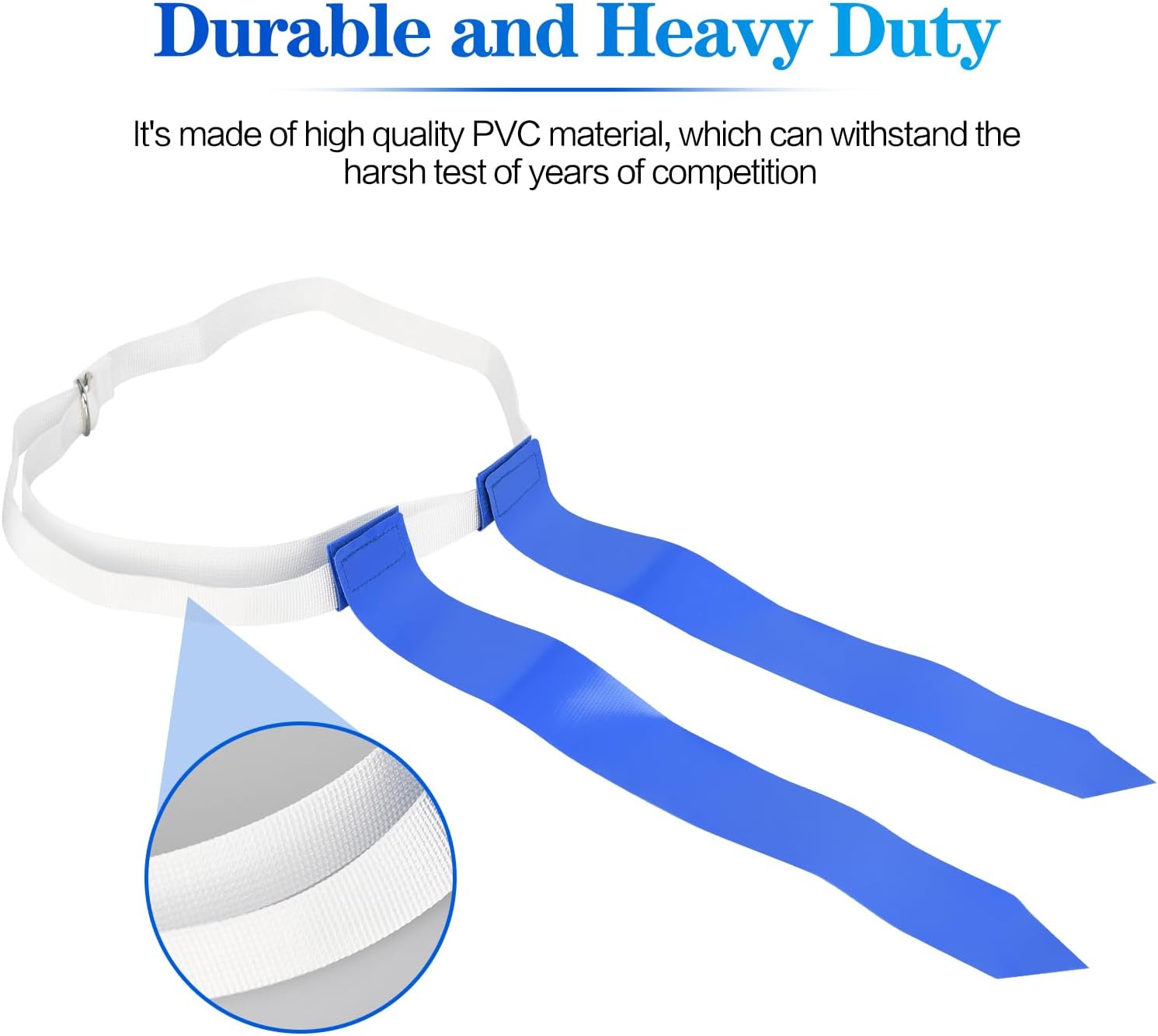 Flag Football Belts, Easy Tear Away Belt for Youths, Adult Players