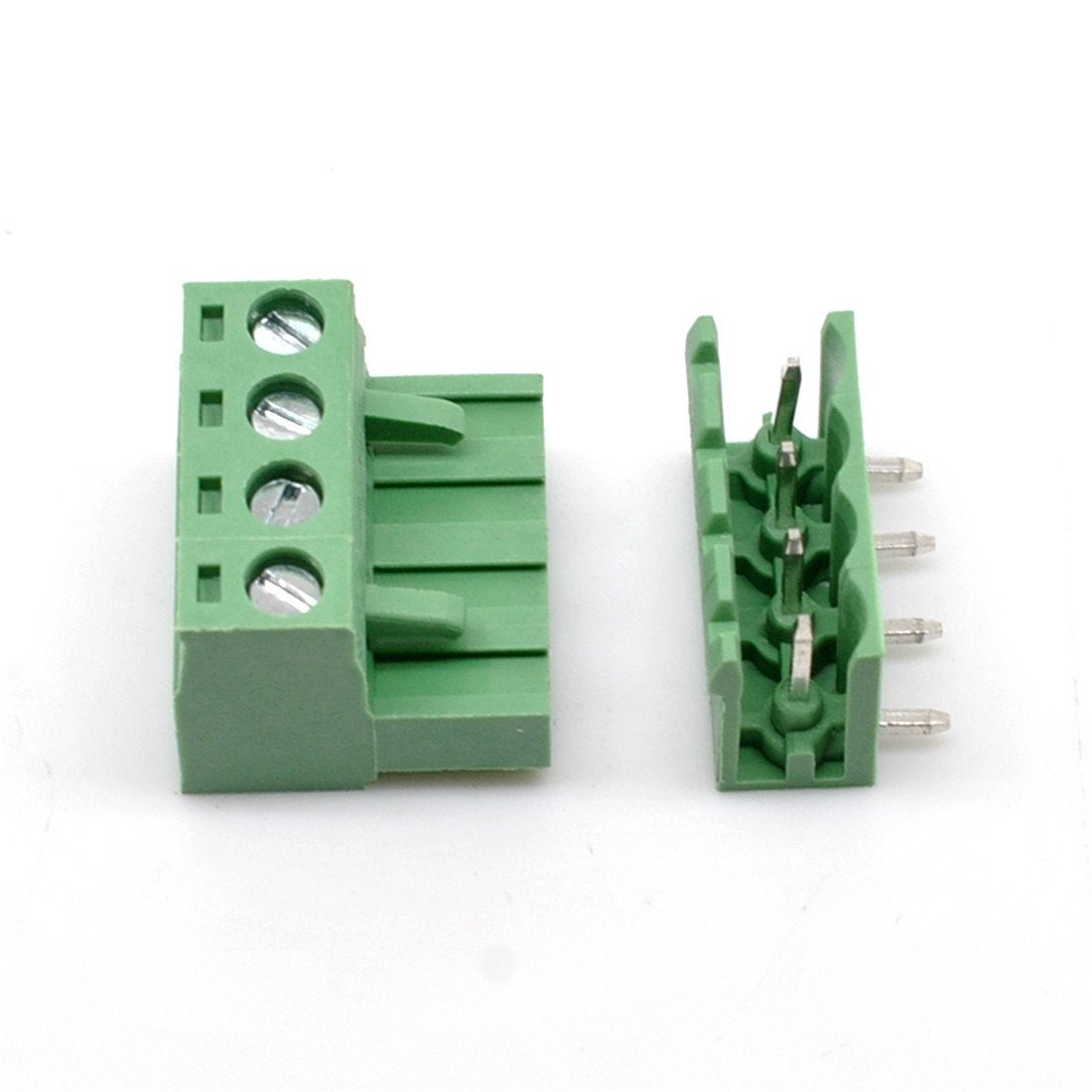 5.08mm 4 Pin Right Angle Pluggable Terminal Block 10 Set