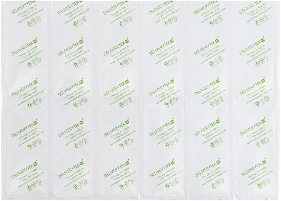 2 x 6 Cell Plastic Shipping Ice Packs, 15.25 in, 100 Count