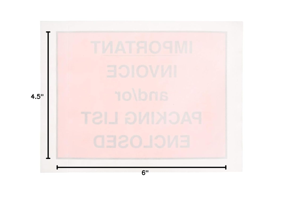Box Partners PL418 4 .50 in. x 6 in. Packing List- Invoice Enclosed Envelopes