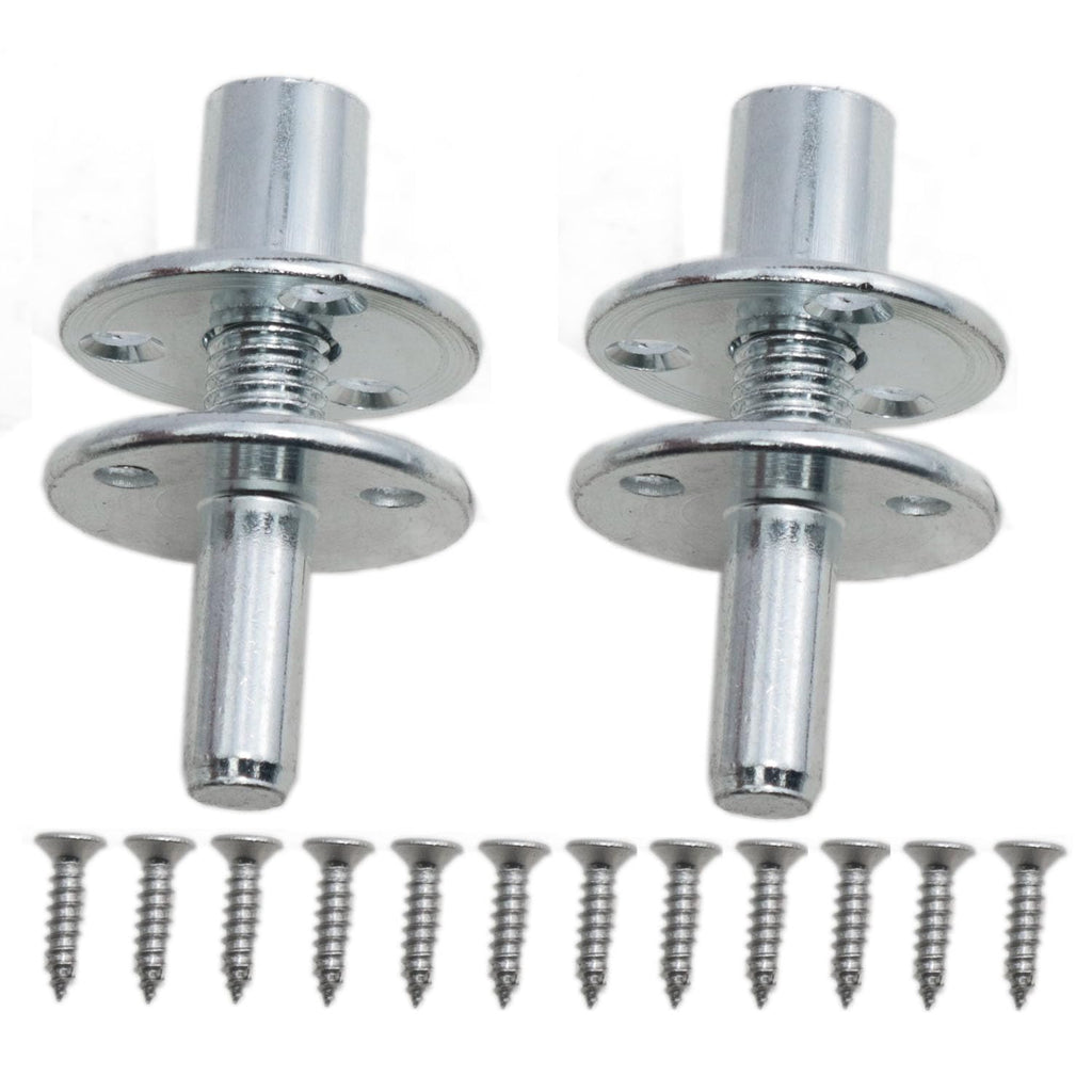 2Pcs M12 T-Nut Bed Post Connector for Furniture