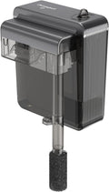 HOB Aquarium Filter, Fish Tank Filter for 5-20 Gallon Tanks, Adjustable Flow, Quiet Operation