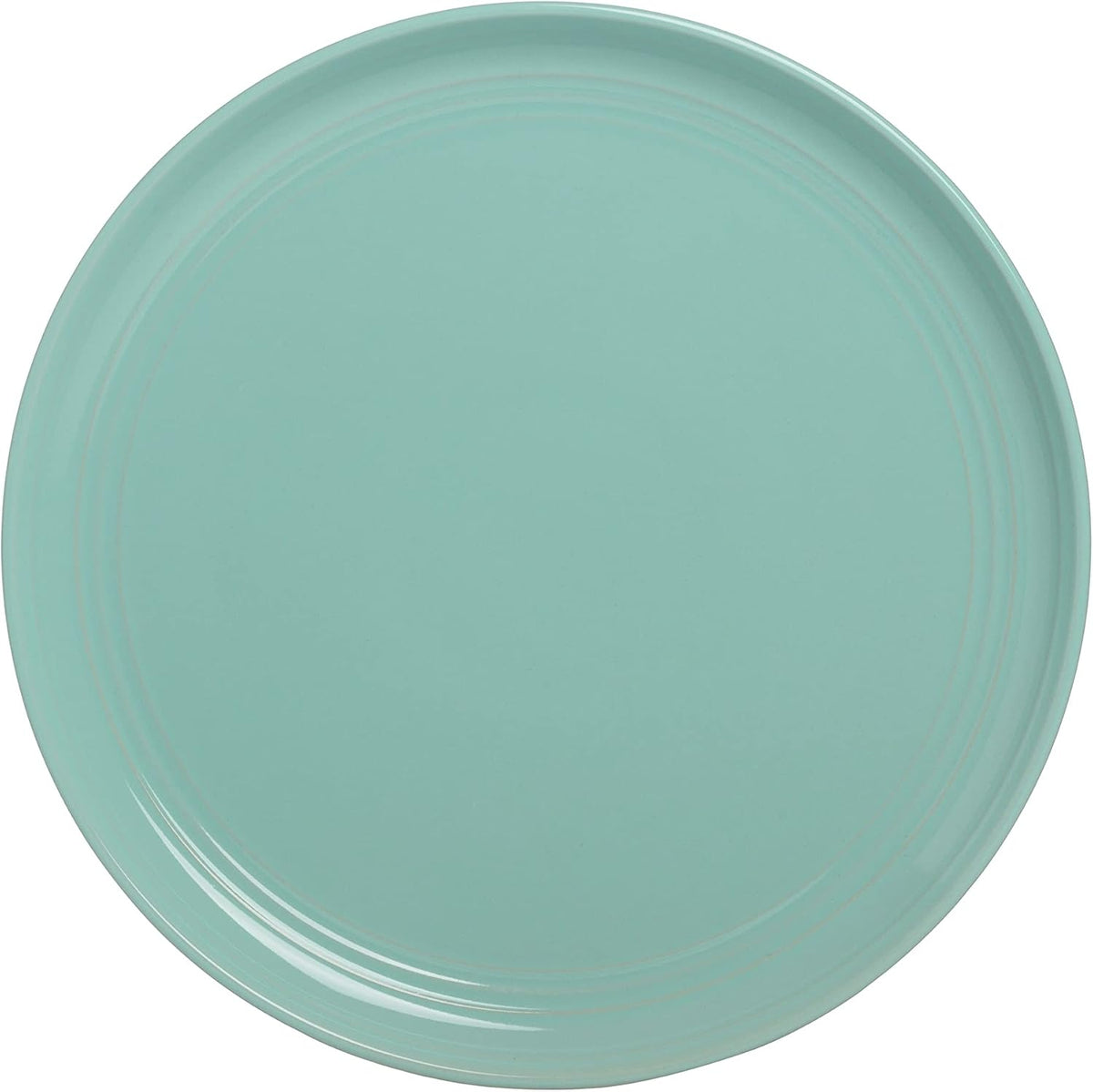 Double Line 8.25" Salad Plate, Set of 6, Seafoam