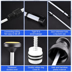 500CC Fluid Extractor Pump Kit, Fluid Transfer Syringe for Oil Service