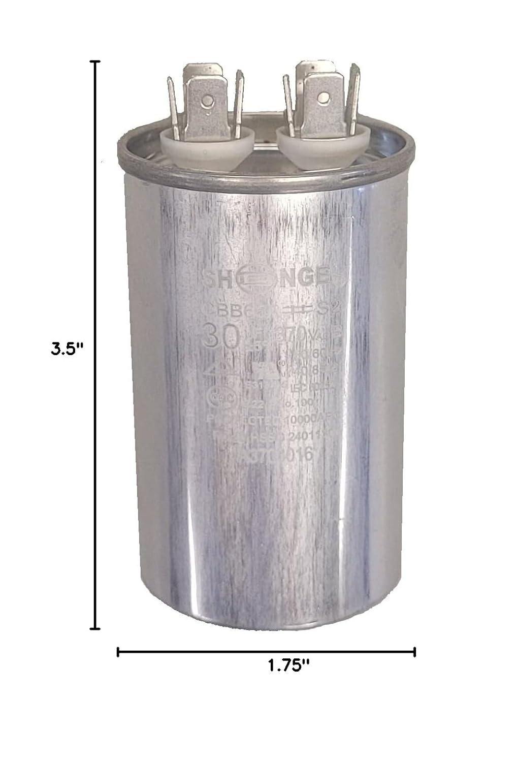 QX6530 Capacitor Motor Run Round 30 uF MFD 370V HVAC