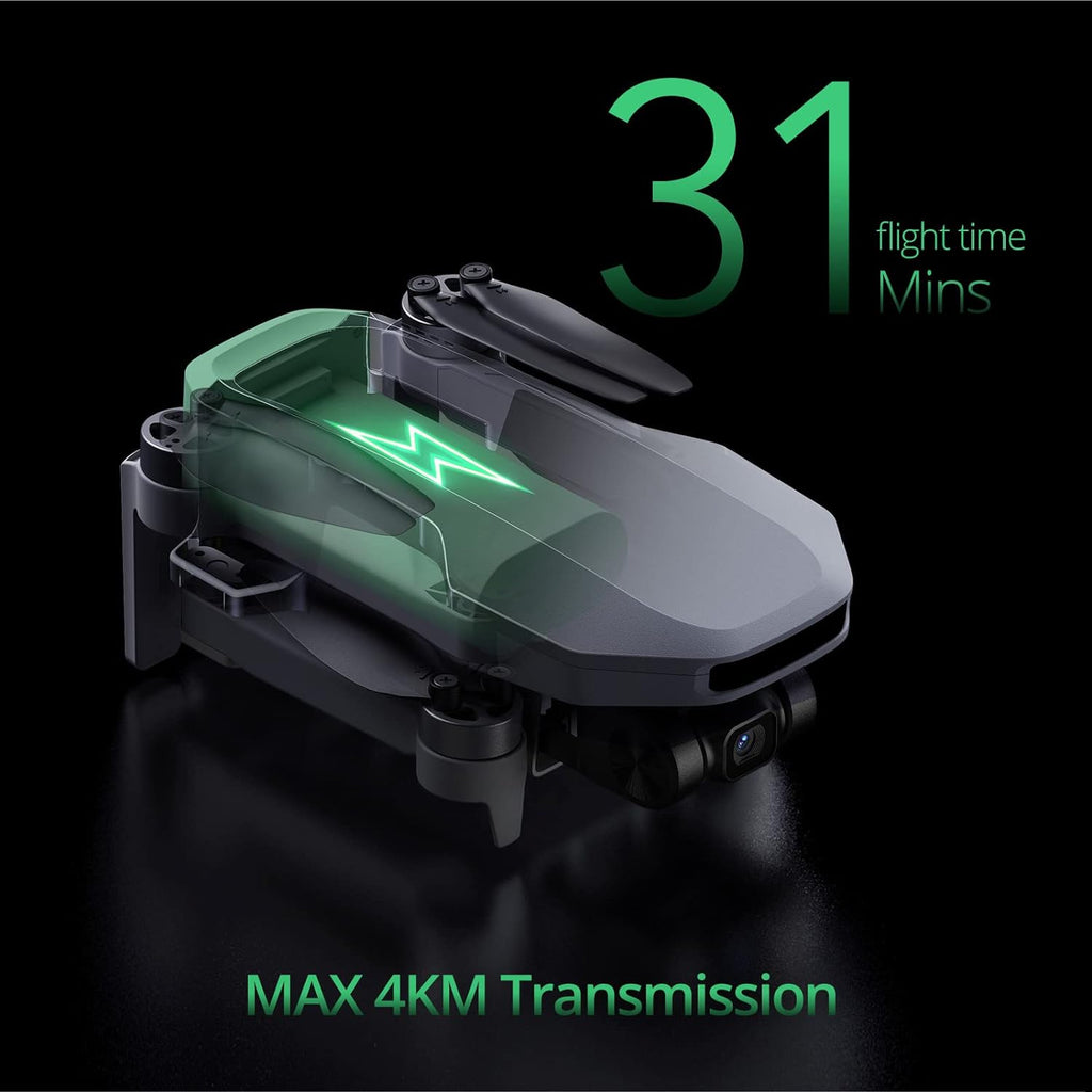 ATOM SE GPS Drone with 4K EIS Camera, Under 249g, 62 Mins Flight, 4KM FPV Transmission, Brushless Motor, Max Speed
