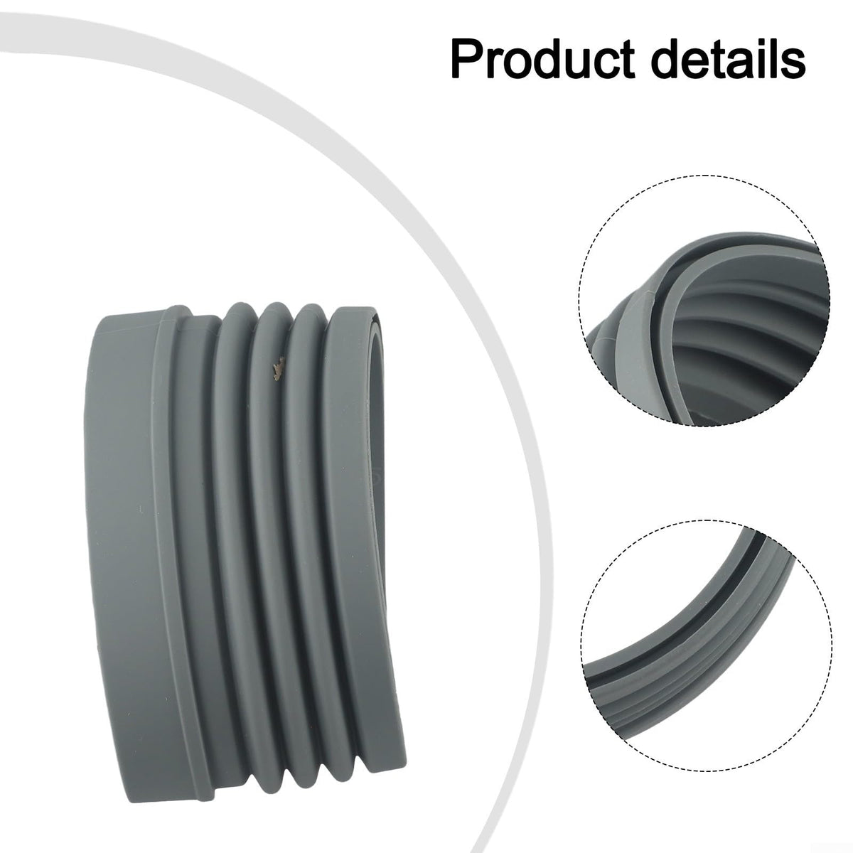 Silicone Bellow For Fellow Opus Coffee Grinder - Grey Replacement Part For Efficient Extraction, Low Retention Bean Bin Accessory, Material, 12X12x7cm