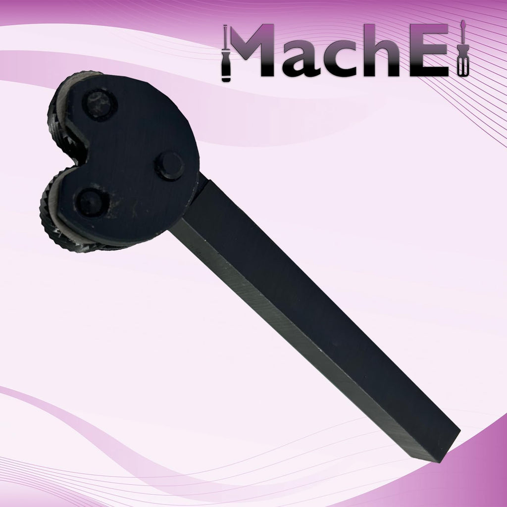 MachEI Knurling Tool Pivot Head Diamond Metric Pitches Pattern 1/2" Sq. Shank-lathe Engineering Machine Tools (Knurling Pitch 1.0 MM)