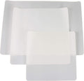 Reusable Teflon Sheets for Heat Press Transfer, Applique, Quilting - 3-Pack | PTFE Protector Sheet for Ironing, Heat
