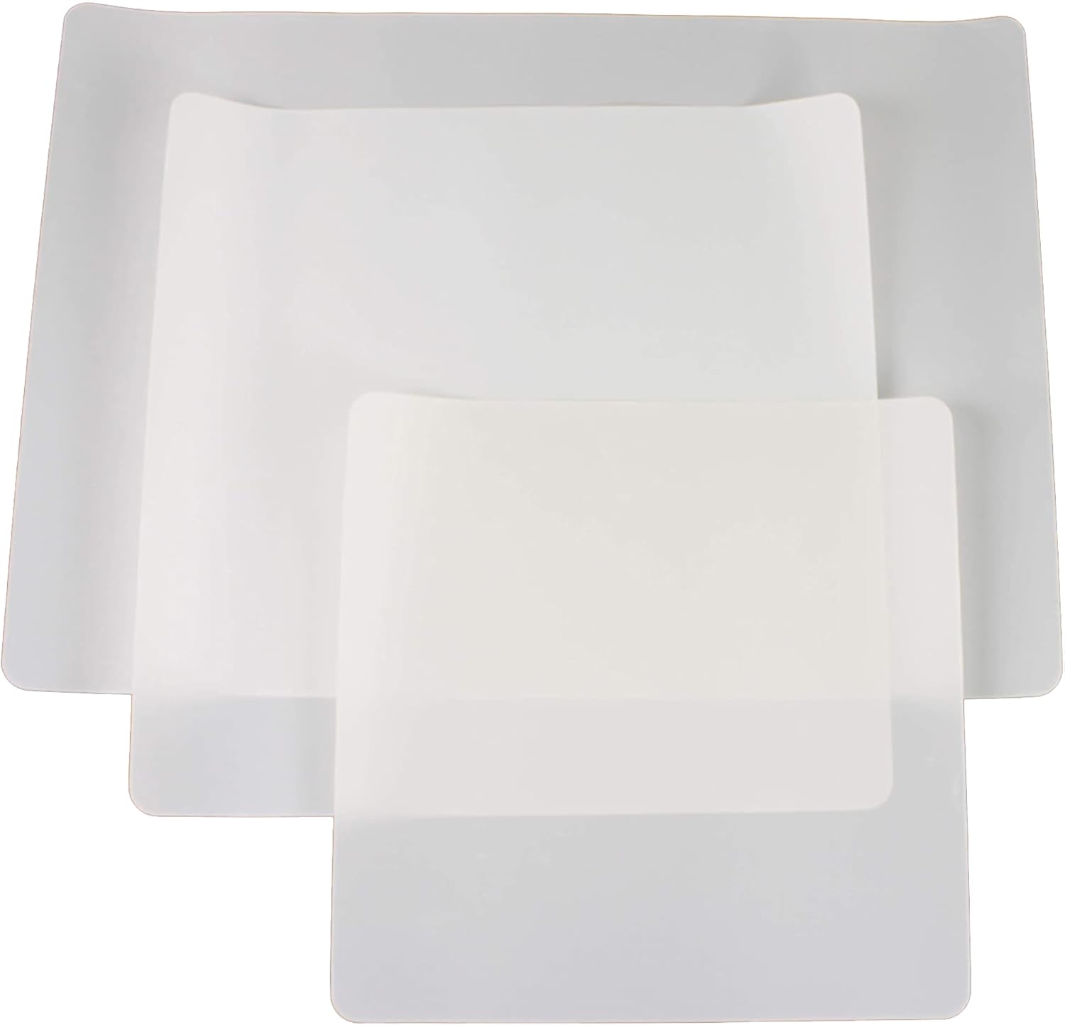 Reusable Teflon Sheets for Heat Press Transfer, Applique, Quilting - 3-Pack | PTFE Protector Sheet for Ironing, Heat