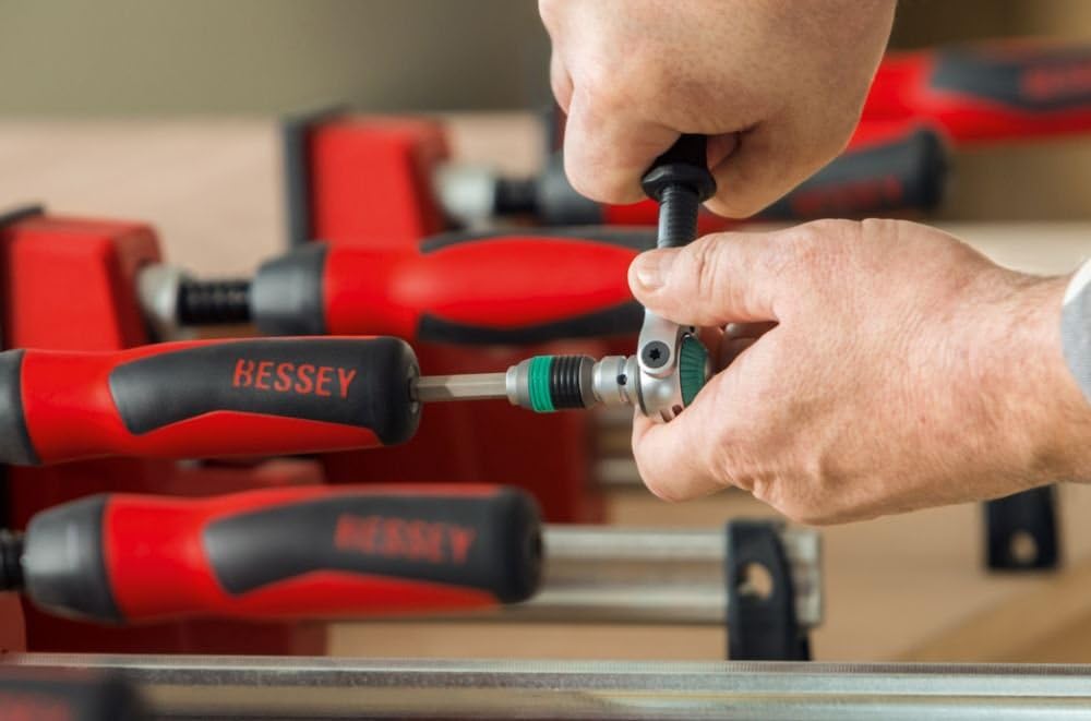 KRE3518, 18 In., Parallel Clamp, K Body REVO Series - 1700 lbs Nominal Clamping Force , Spreader, and Woodworking