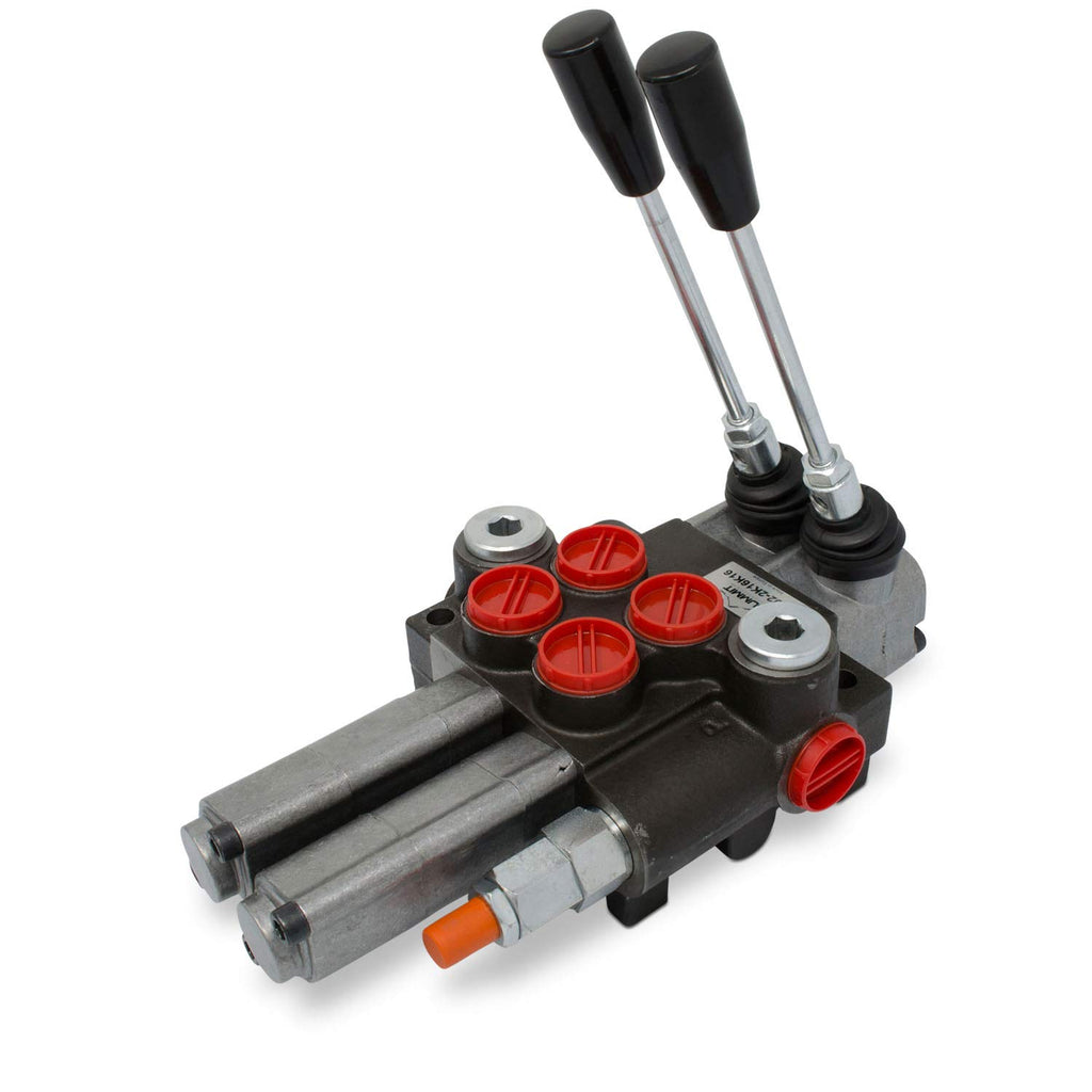 Monoblock Hydraulic Directional Control Valve, 2 Spool w/Dual Float Detent, 11 GPM