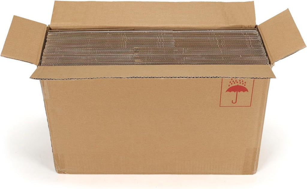 10x7x5 Shipping Boxes Set of 30, White Corrugated Cardboard Mailer Box for Packing Small Business