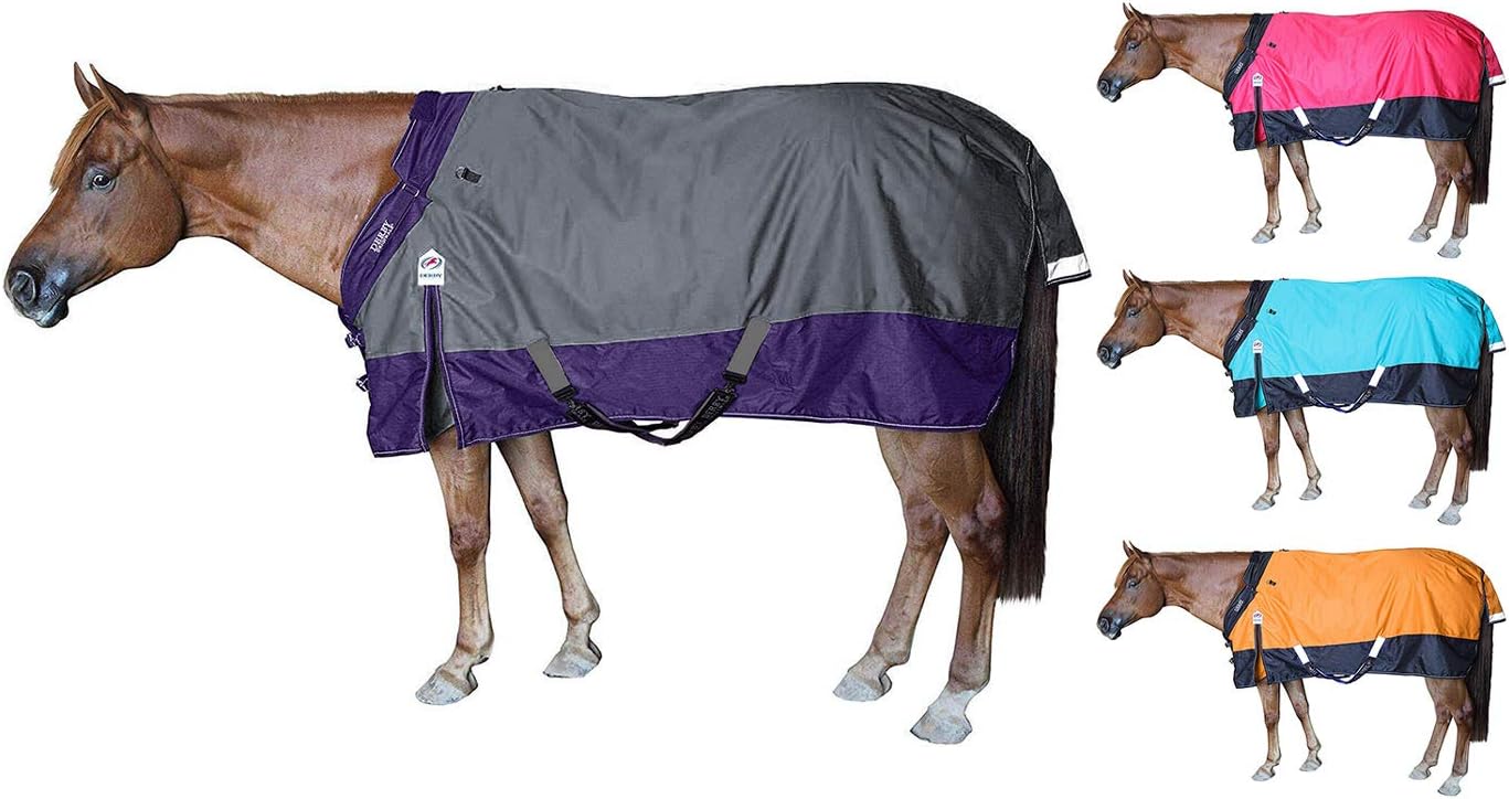Nordic-Tough 1200D Reflective Waterproof Winter Horse Turnout Blanket – 300g Heavyweight Insulation with 2-Year Warranty