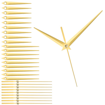 10 Sets Clock Hands, Aluminum Clock Hands Only Kit Parts Mechanism Replacement for DIY Repair Movements Parts for