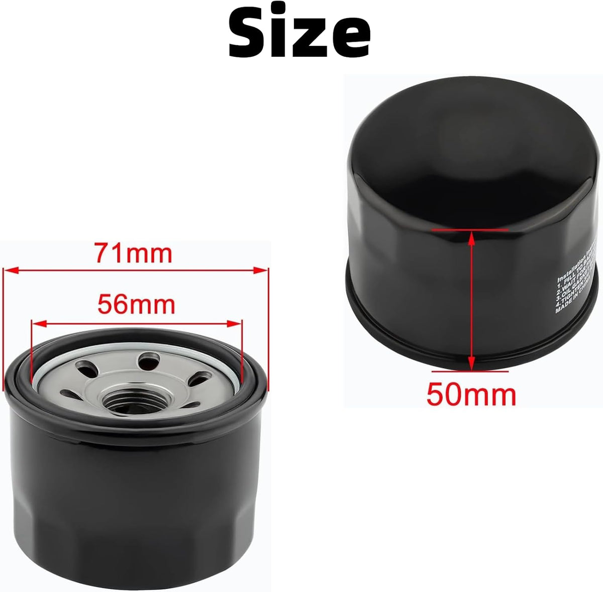 951-12690 751-12690 Oil Filter Fits for Cub Cadet MTD 4P90HU 4P90JT 4P90JUC 4P90M0 4P90MU 4P90MUA 4X90HU 4P90JU 4P90JUA 4P90JUB 4P90HUA 4P90HUB 4P90JHA Craftsman LT1500 T1000 R1000 Lawn Mower Parts