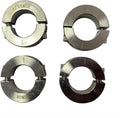 Bore 1'' Double Split Shaft Collar Stainless Steel Lock Collar Clamp Set Screw 4PCS (1'', 4)