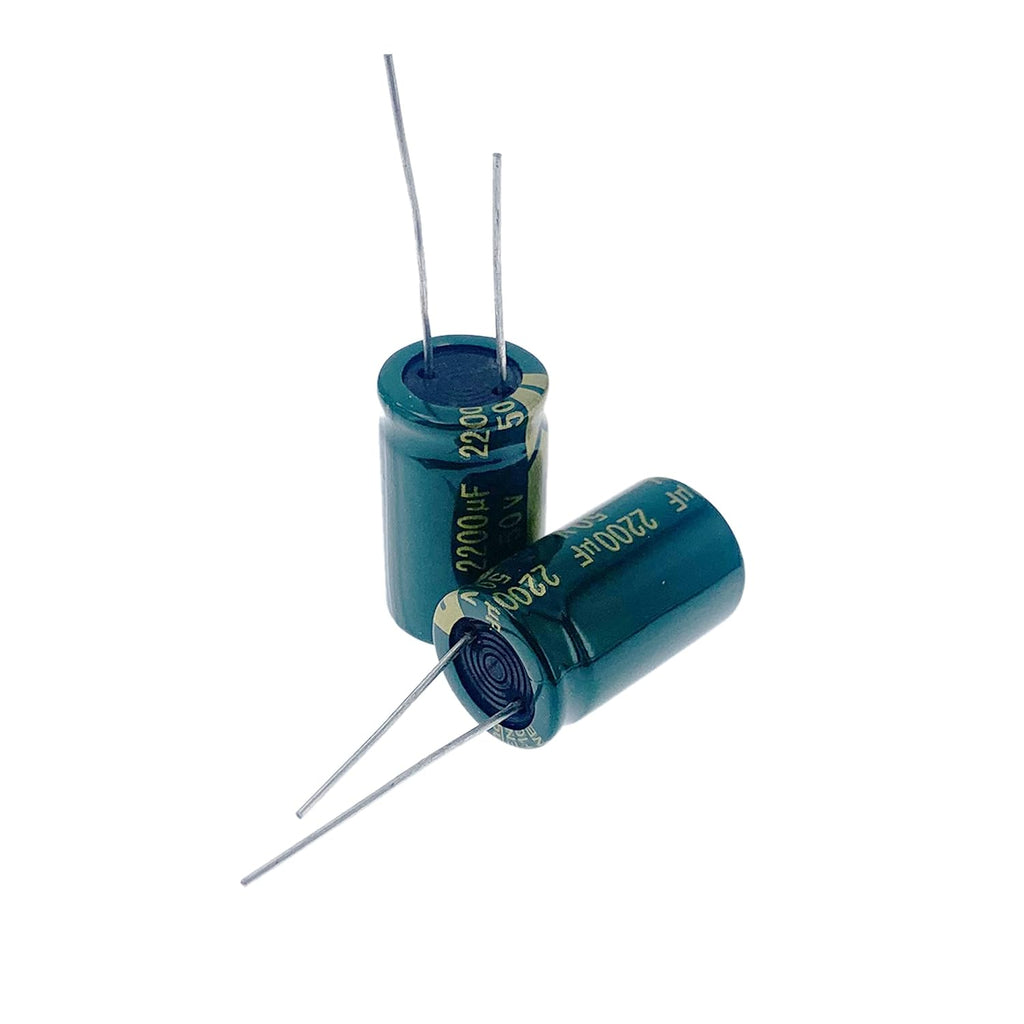10Pcs 50V 2200UFAluminum Electrolytic Capacitor 16×25mm