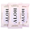 ALŌH Lavender Rosewood + Aloe Hand Sanitizer Wipes, Travel Size