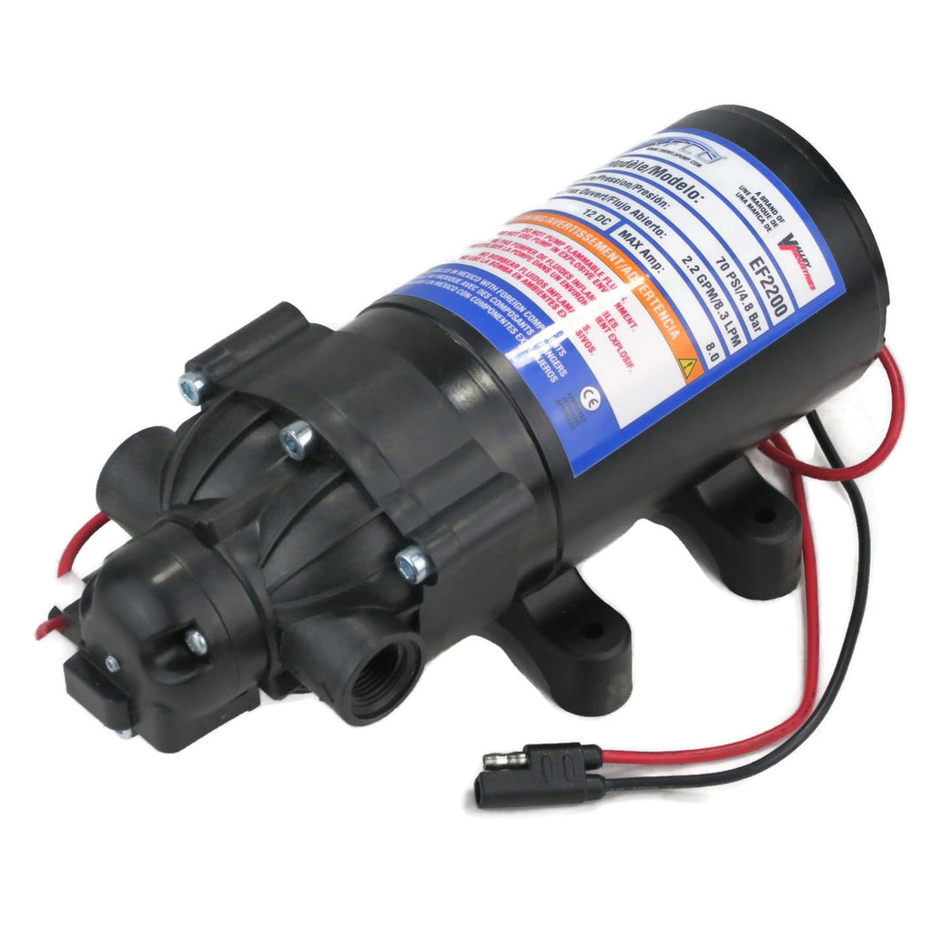 Everflo 12 Volt 2.2 GPM 70 PSI Diaphragm Pump