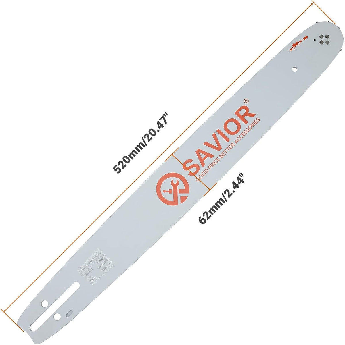 Savior 18" Chainsaw Bar and Chain Combo .325" .050" 72DL for Husqvarna 440
