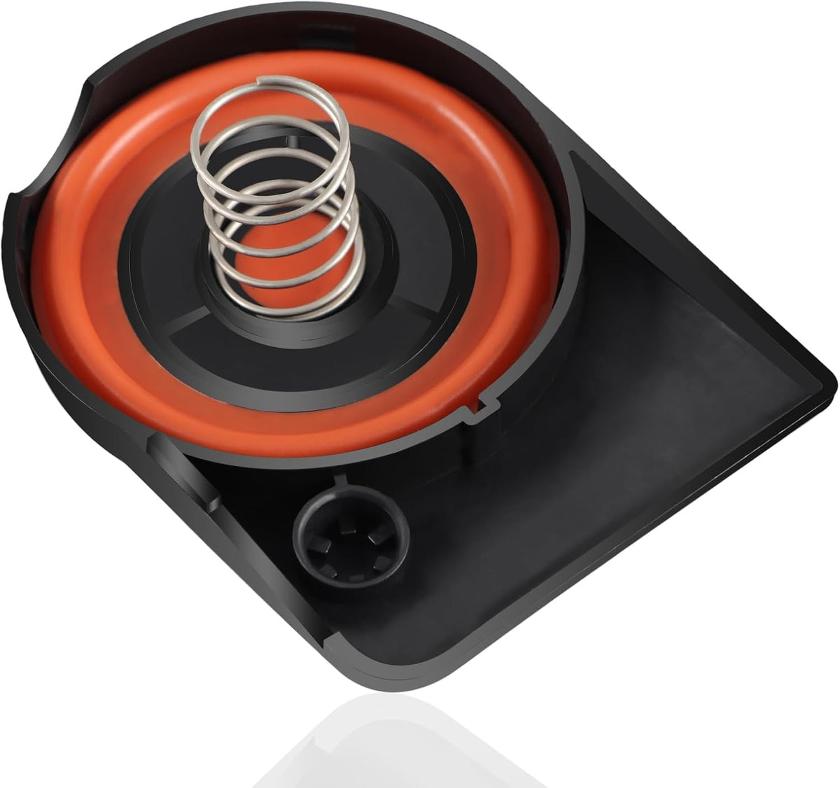 FUSCH PCV Valve Cover Cap with Membrane Rocker Cover PCV Valve Membrane Cap Seal Repair kit Compatible with MINI Cooper S Clubman with N18 Engine Related Cylinder Head Cover # 11-12-7-646-552