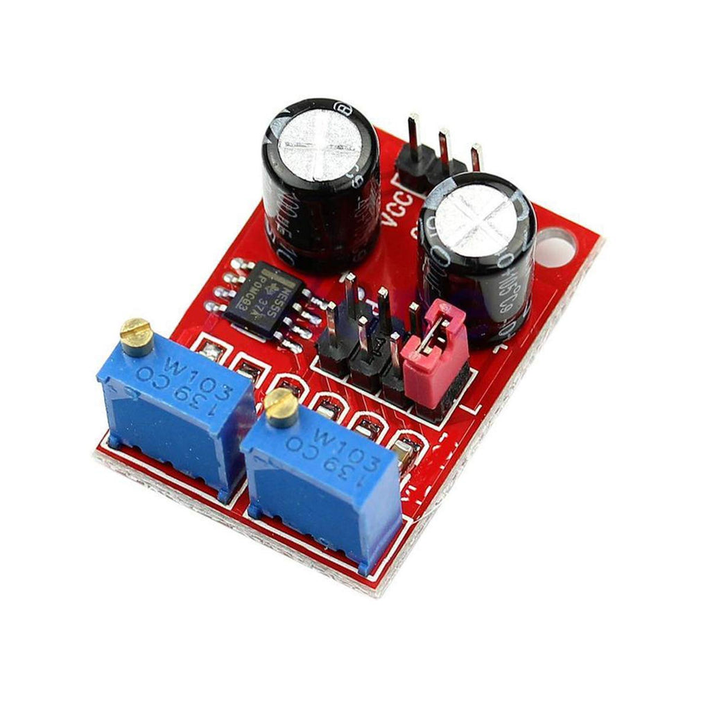 HiLetgo 5pcs NE555 Pulse Frequency Square Wave Rectangular Wave Signal Generator Signal Generator Module Stepper Motor Driver DC 5V-15V Powered