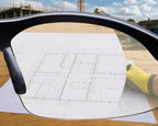 CONSTRUCTOR Mirror Full Lens Reading Safety Glasses +2.5 Dioptre