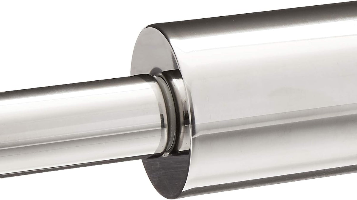 Stainless Steel Rolling Pin With Handles, 18" x 2.6" x 2.8" Roller
