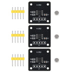 UMLIFE 3PCS MT6701 Magnetic Encoder Magnetic Induction Angle Measurement Sensor Module 14bit High Precision Replacement AS5600