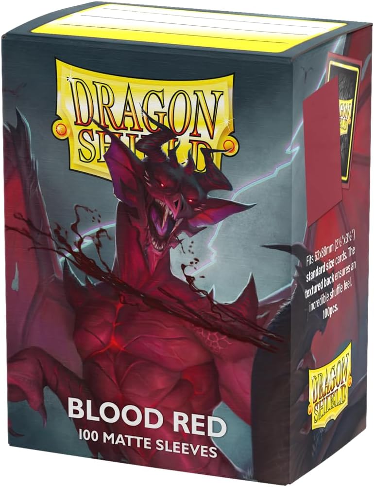 Standard Size Card Matte Sleeves | 100 CT - Smooth & Tough Premium TCG Sleeves | Compatible with Pokemon, Flesh &
