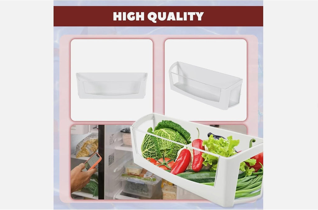 Refrigerator Door Shelf Bin Replacement Compatible with Whirlpool GI6FDRXXY00 GI6SARXXF02 GI6SARXXF03 GI6SDRXXQ02 GI6SDRXXQ03 GI6SDRXXY07 GI7FVCXWA00 GI7FVCXXY03 GZ25FDRXYY0 IX7DDEXGZ003