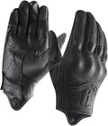 Mens Winter Warm Leather Motorcycle Gloves with Touchscreen GM041US