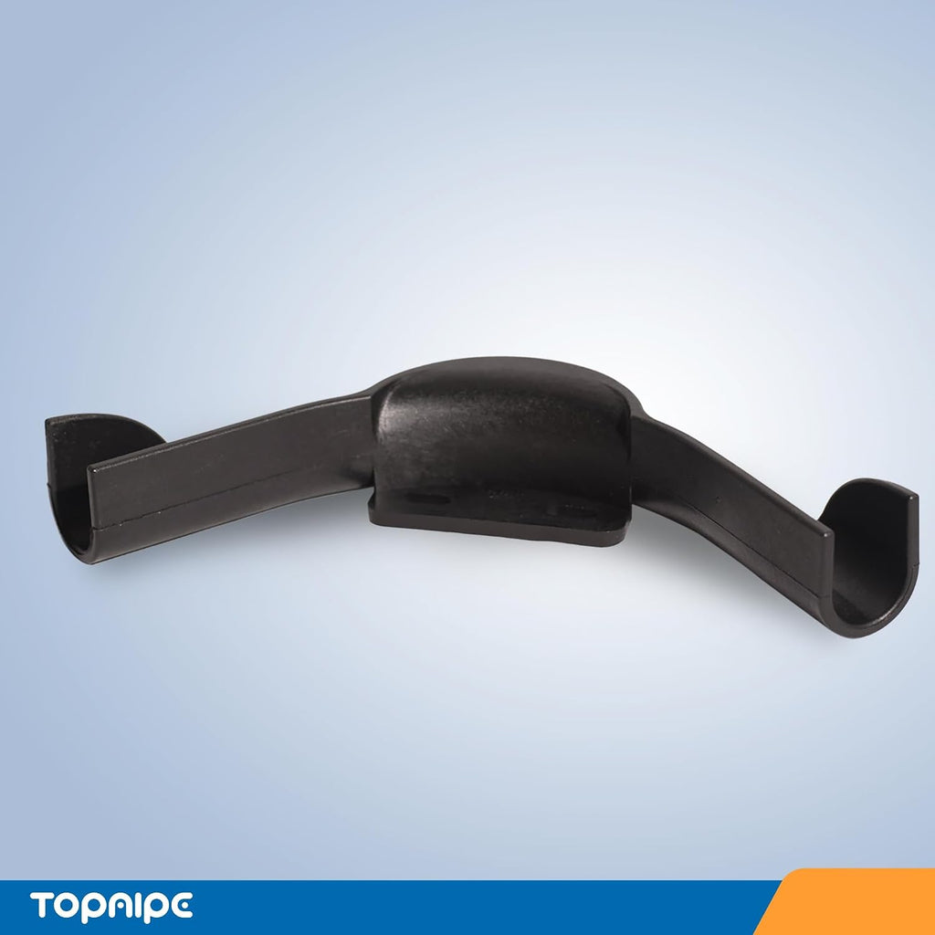 (Pack of 5) Topaipe 1 Inch PEX Poly 90 Degree Bend Support, Black