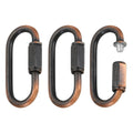 MECCANIXITY Chain Connectors 4mm Thick Red Bronze 3Pack