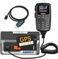 Mobile Ham Radio 30W GPS Dual Band 136-174MHZ/400-480MHZ NOAA VHF/UHF Long Range Base Station Two Way Radio with
