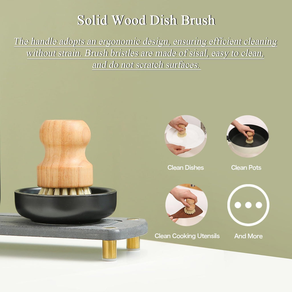 Soap Dispenser Set Comes with Stainless Steel Pumps, Gold & Black
